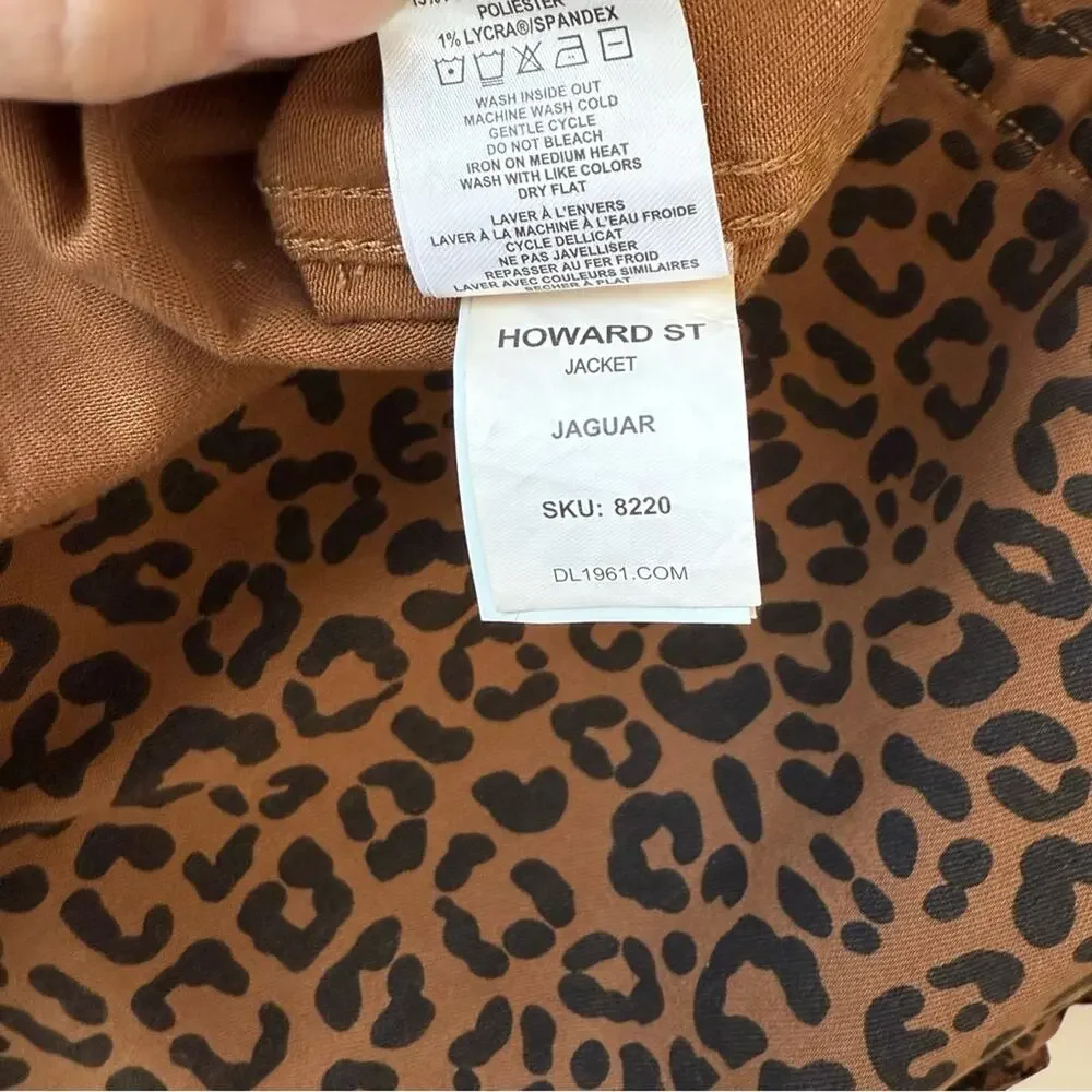 DL1961 Howard St. Jacket Jaguar Size Small ( Over sized )